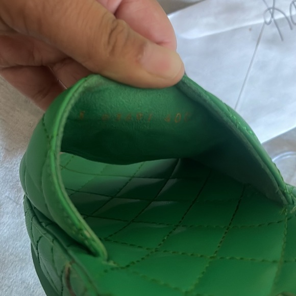 2021 Green Chanel Interlocking Slides - Picture 8 of 8